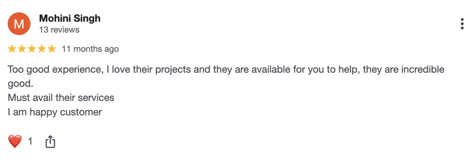 Google review 15