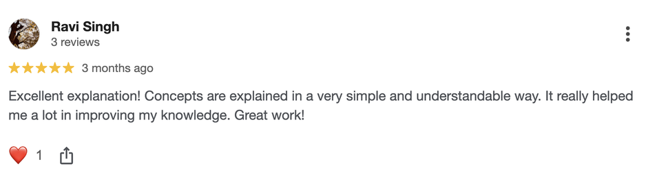 Google review 3