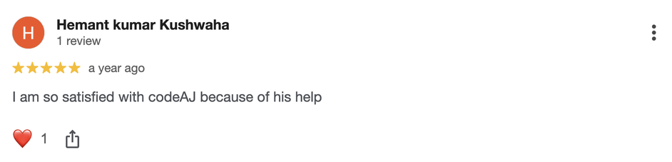 Google review 30