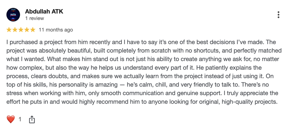 Google review 6