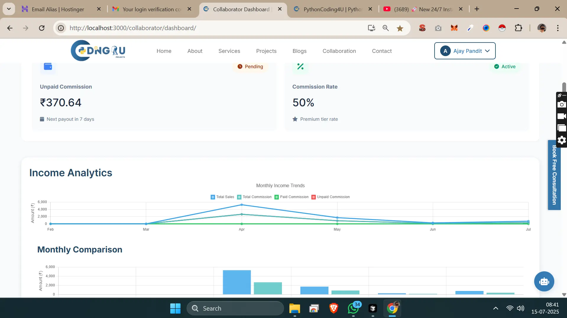 Dashboard Preview